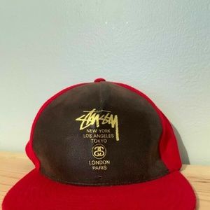 Stussy Capz Microfiber Leather Low Pro Cap